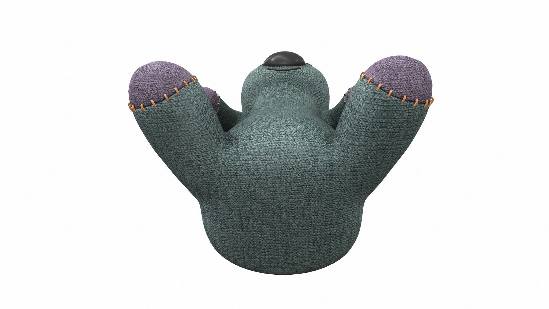 Plush toy cat 1 3D model_4