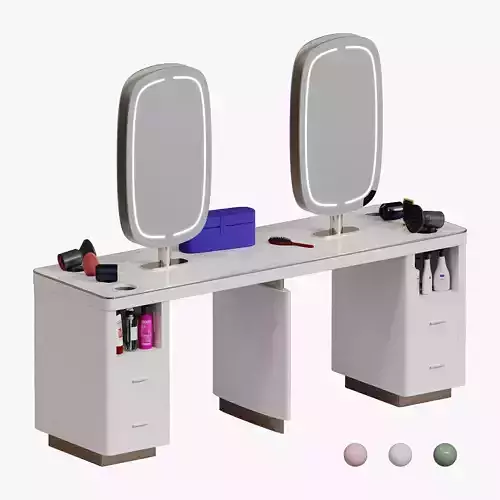 Mirror station barber table Yoocell OC7079