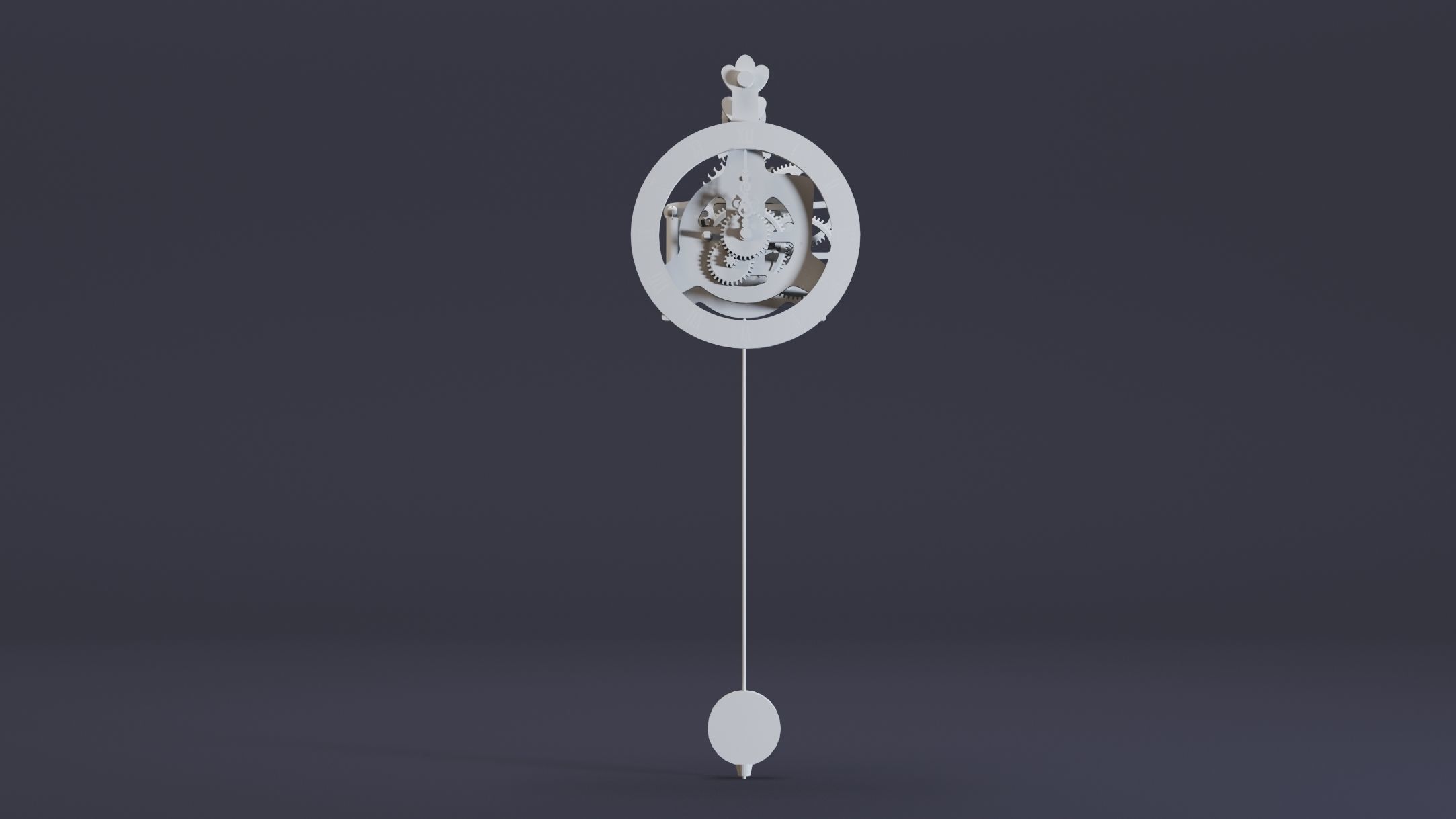 12- Steampunk Clocks- High detail 3d models Low-poly 3D model_13