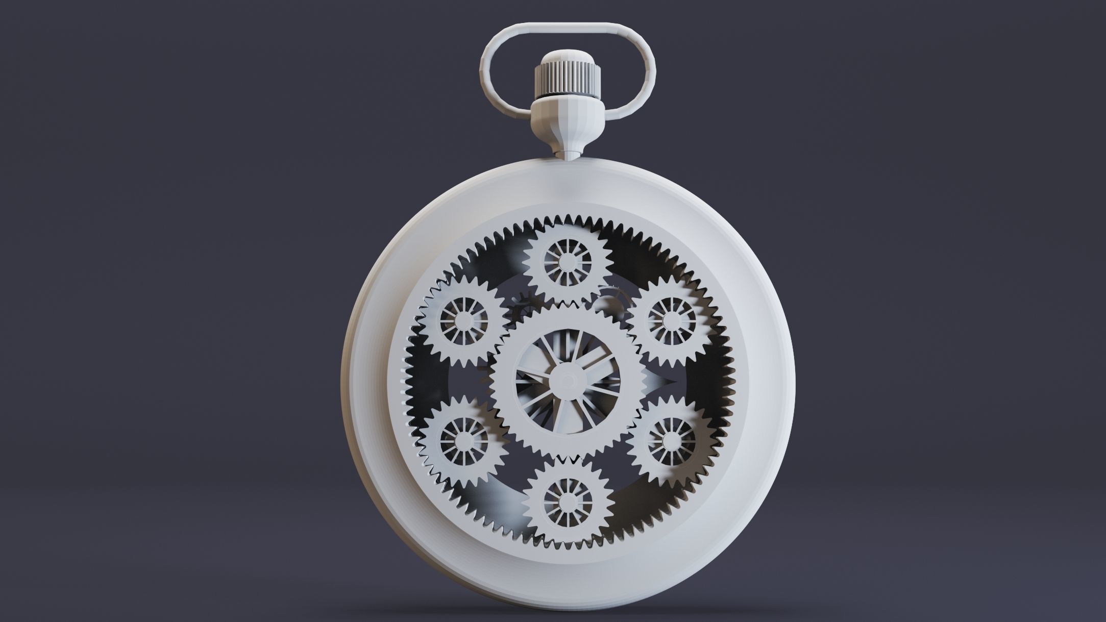 12- Steampunk Clocks- High detail 3d models Low-poly 3D model_23