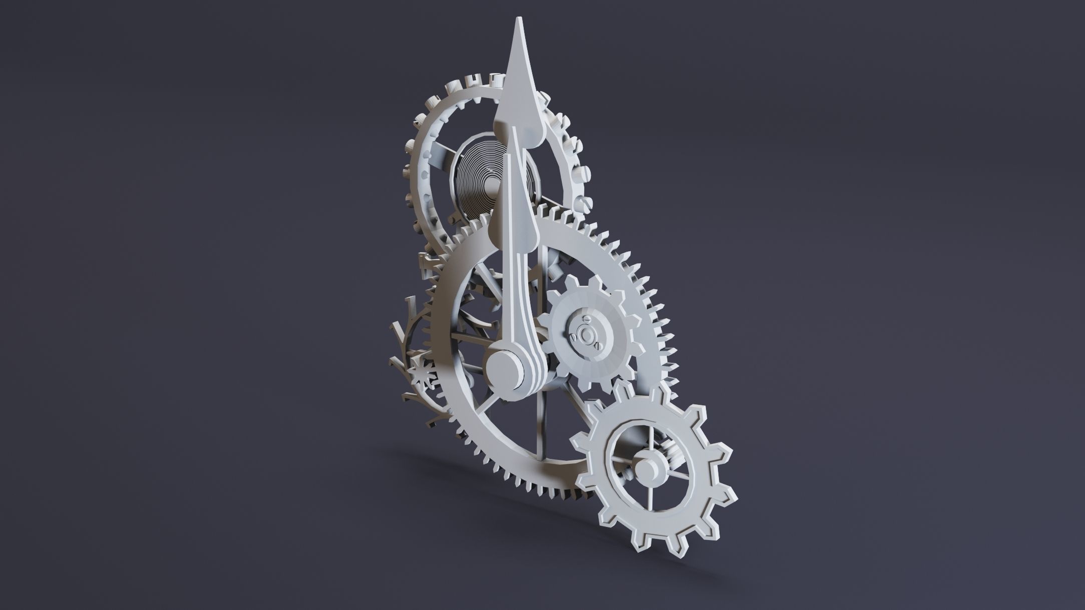 12- Steampunk Clocks- High detail 3d models Low-poly 3D model_2