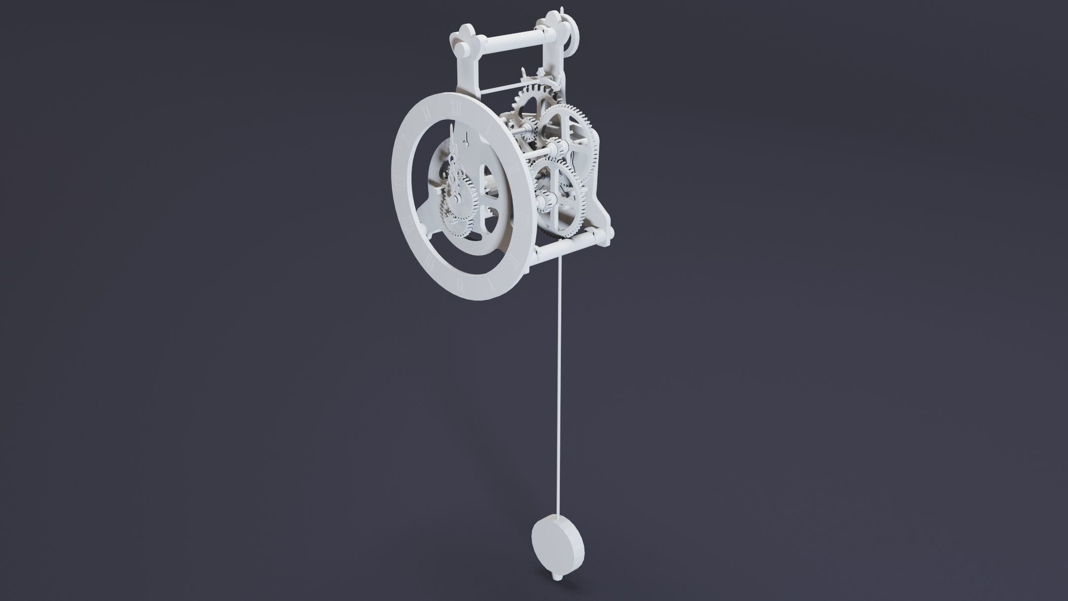 12- Steampunk Clocks- High detail 3d models Low-poly 3D model_14