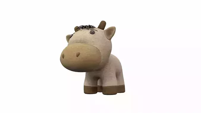 Plush toy cow