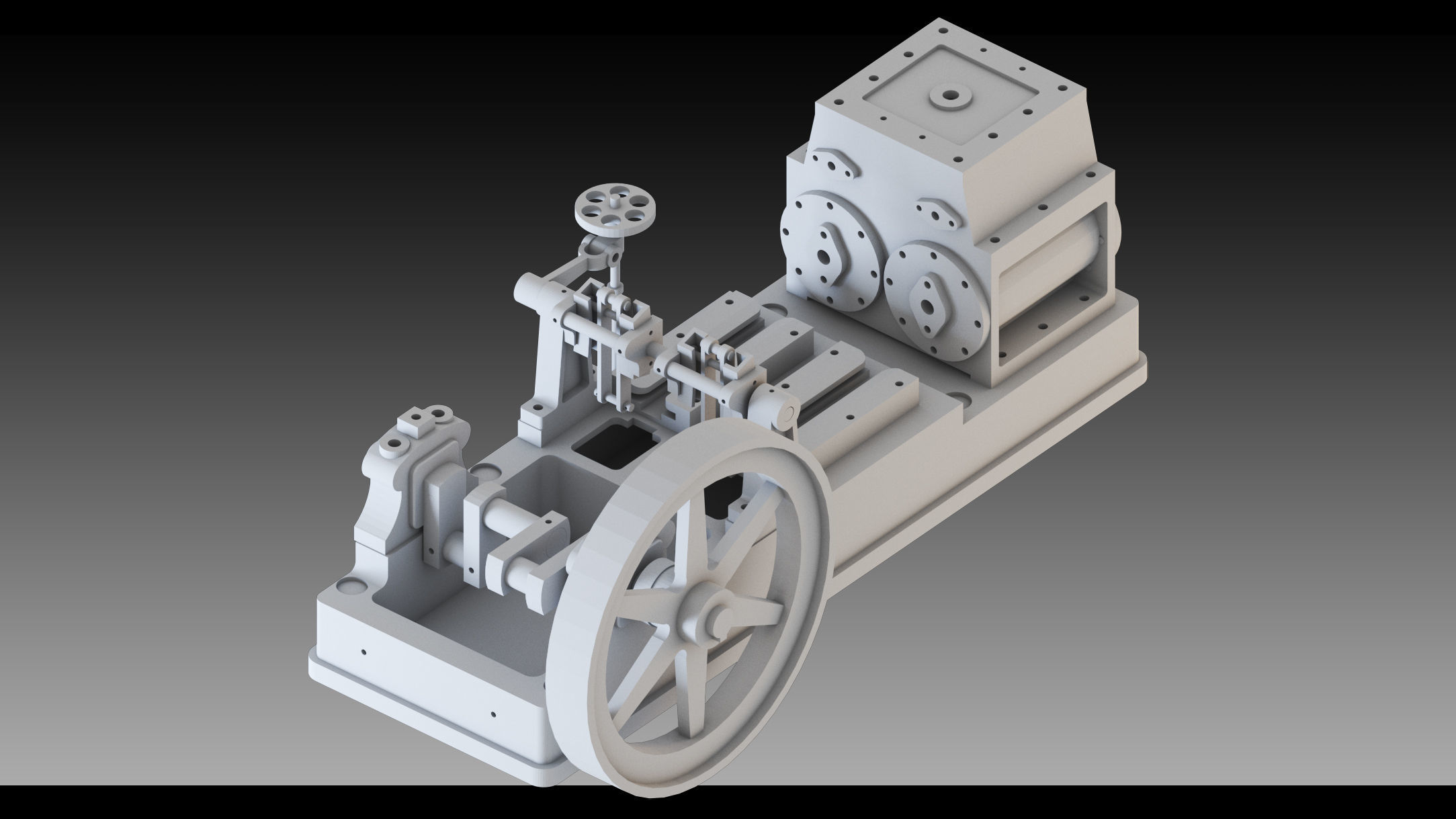 20- Steampunk Engines- High detail 3d models Low-poly 3D model_17