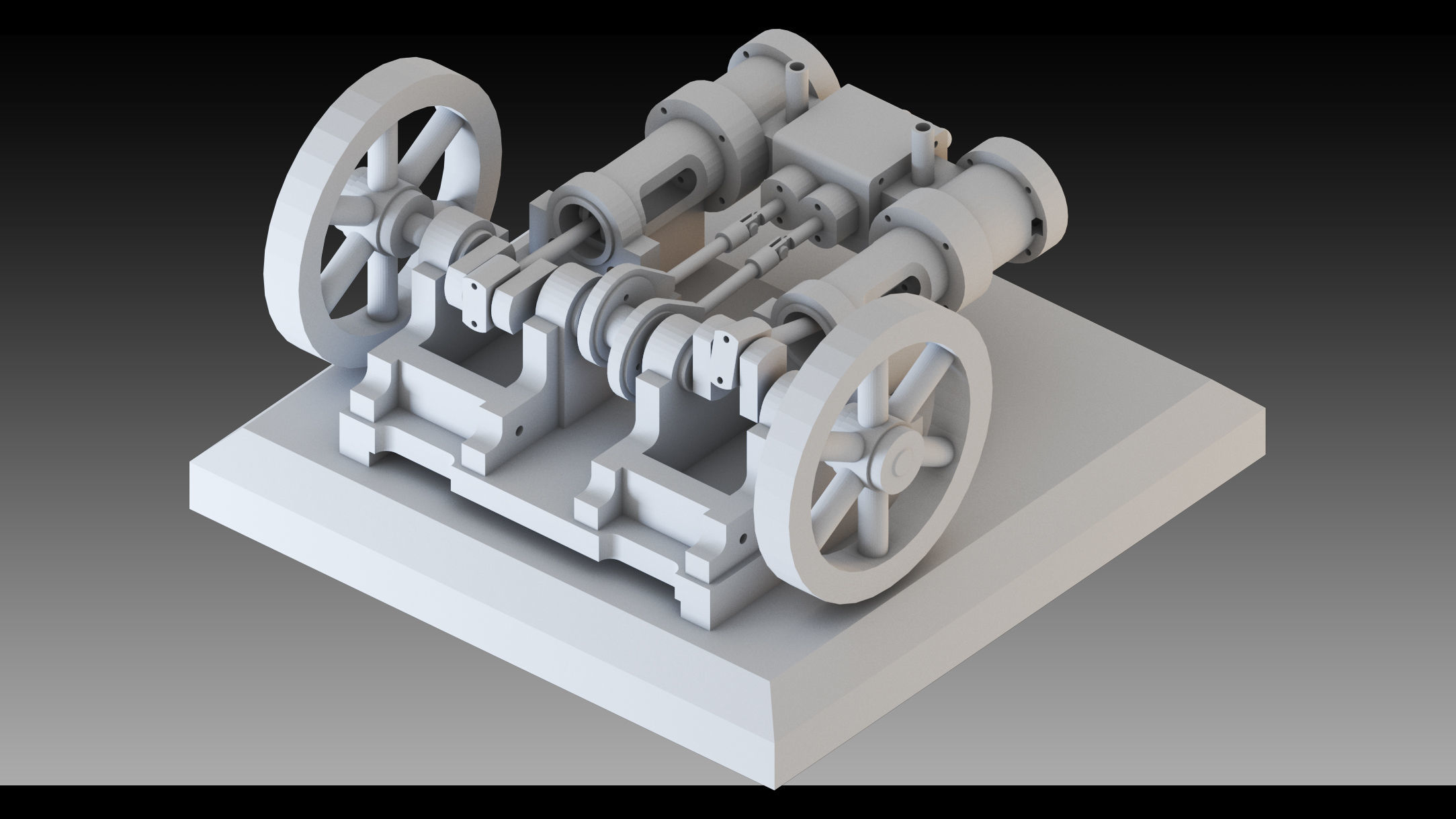 20- Steampunk Engines- High detail 3d models Low-poly 3D model_18