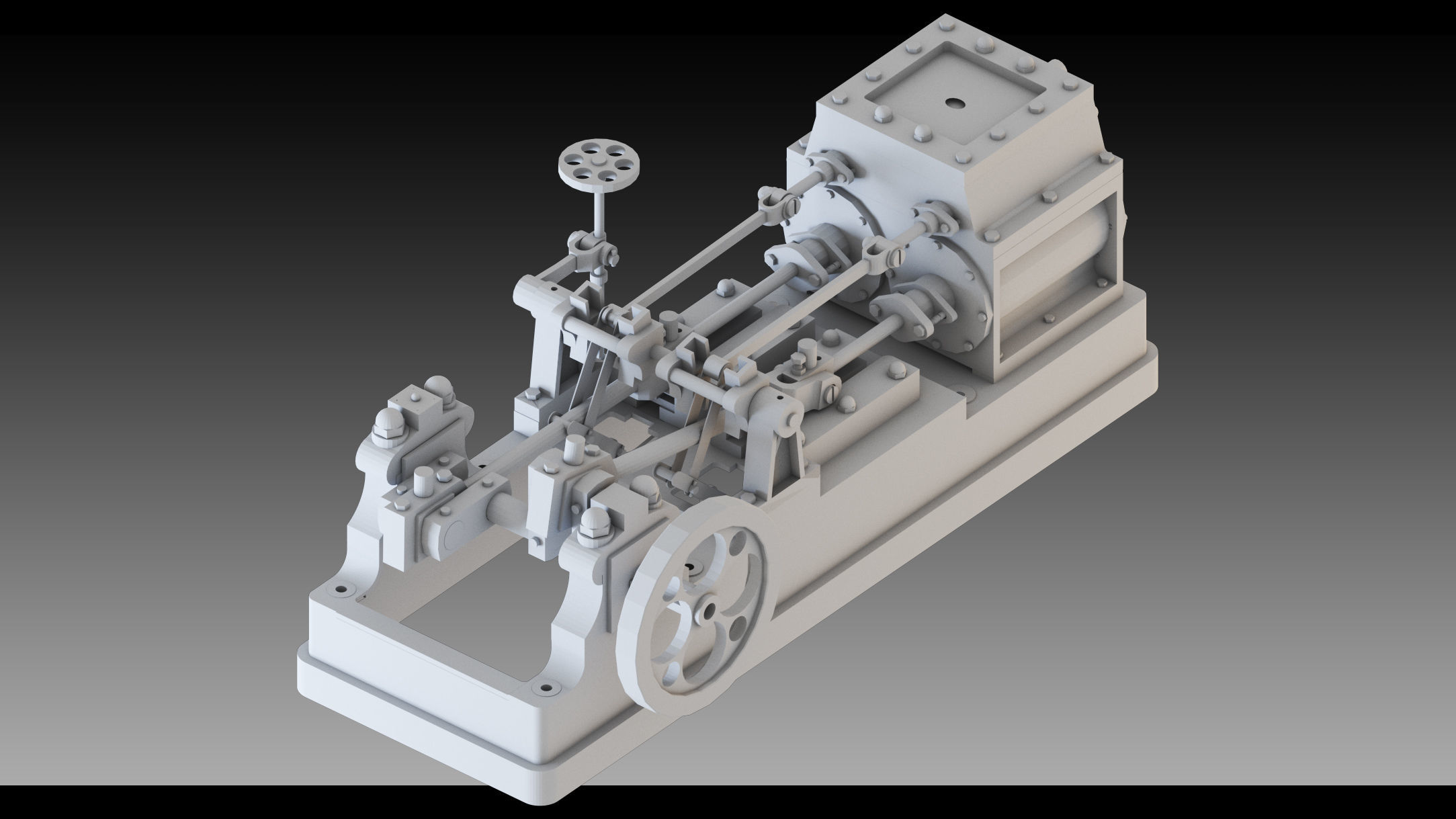 20- Steampunk Engines- High detail 3d models Low-poly 3D model_14