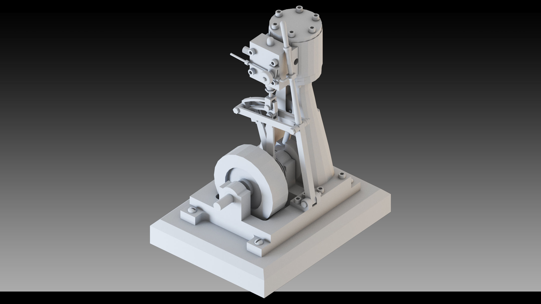 20- Steampunk Engines- High detail 3d models Low-poly 3D model_8