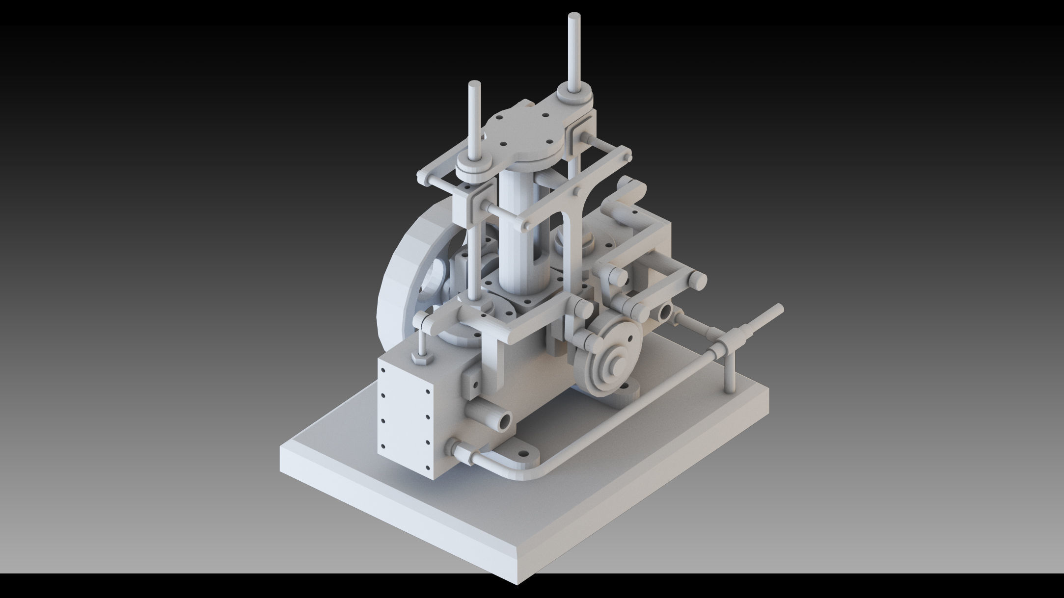 20- Steampunk Engines- High detail 3d models Low-poly 3D model_12