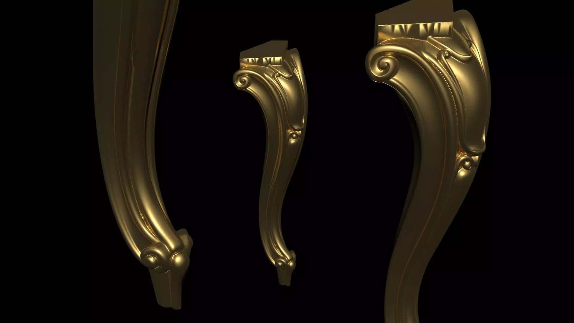 Furniture Legs Tables Chairs CNC Wood 1004 3D print model