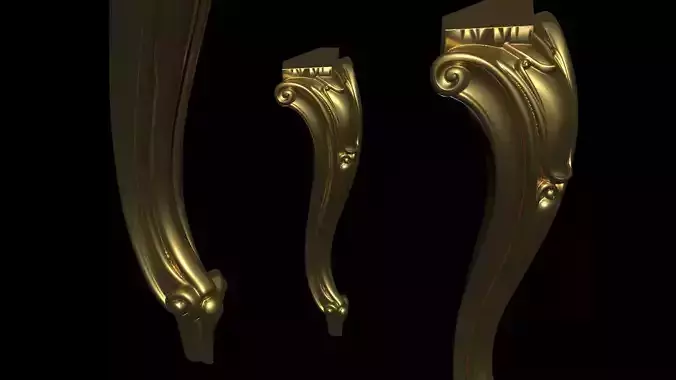 Furniture Legs Tables Chairs CNC Wood 1004