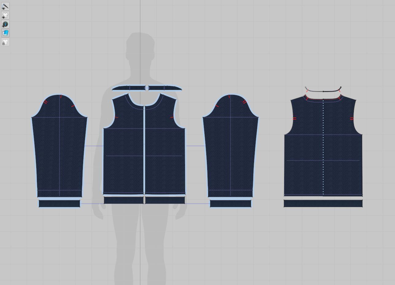 Bomber Jacket 3D model_13