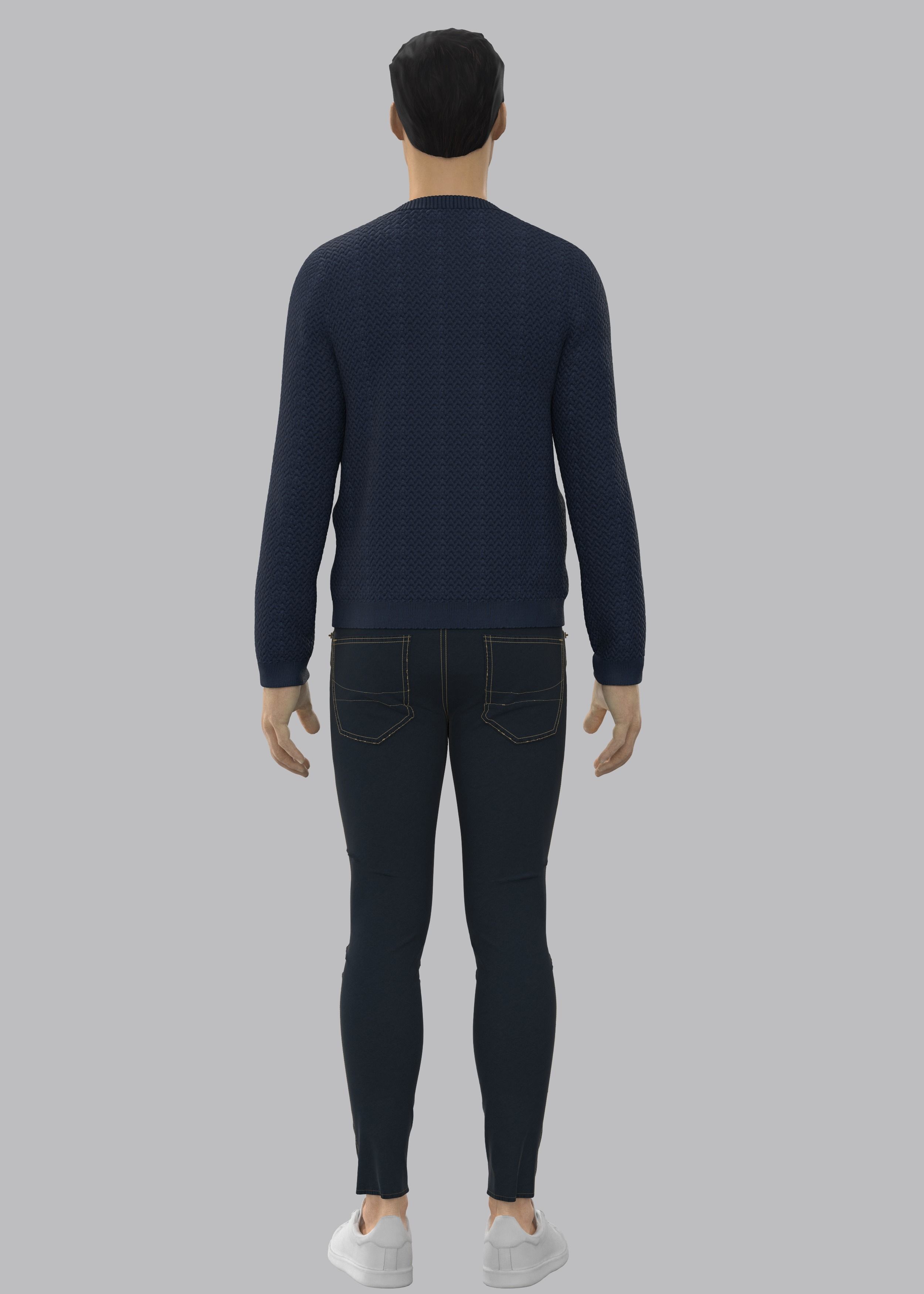 Bomber Jacket 3D model_3