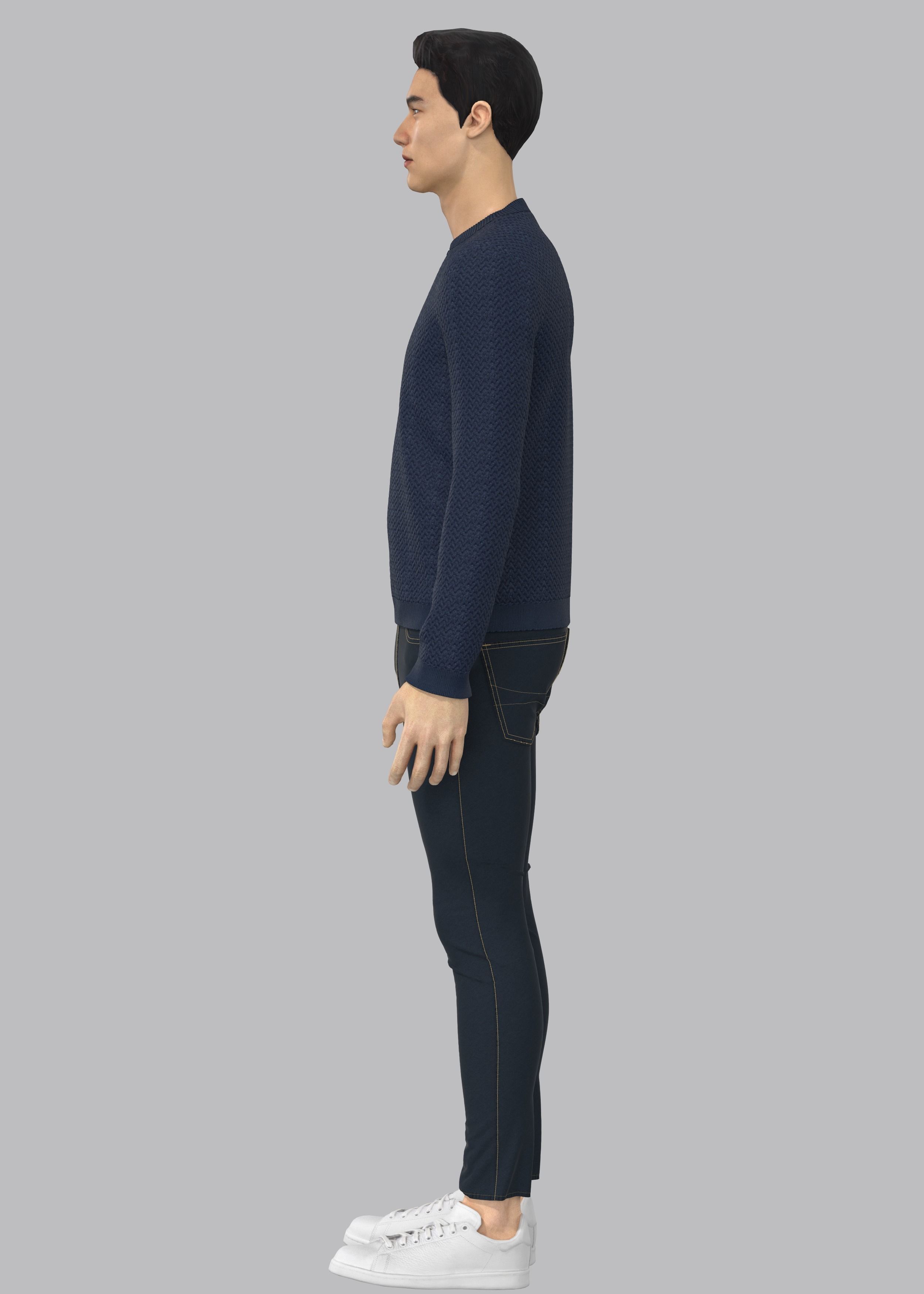 Bomber Jacket 3D model_2