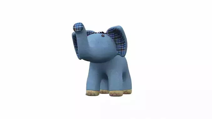 Plush toy elephant