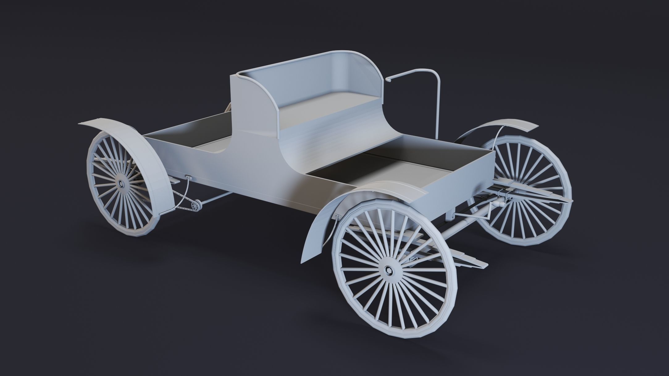 8- Classic Cars- High detail 3d models- Vol 02 Low-poly 3D model_10