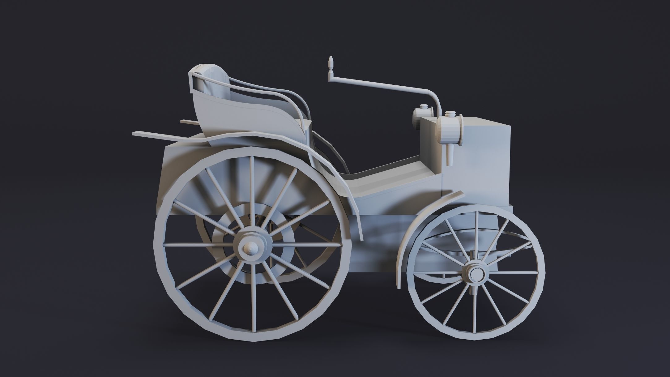 8- Classic Cars- High detail 3d models- Vol 02 Low-poly 3D model_2