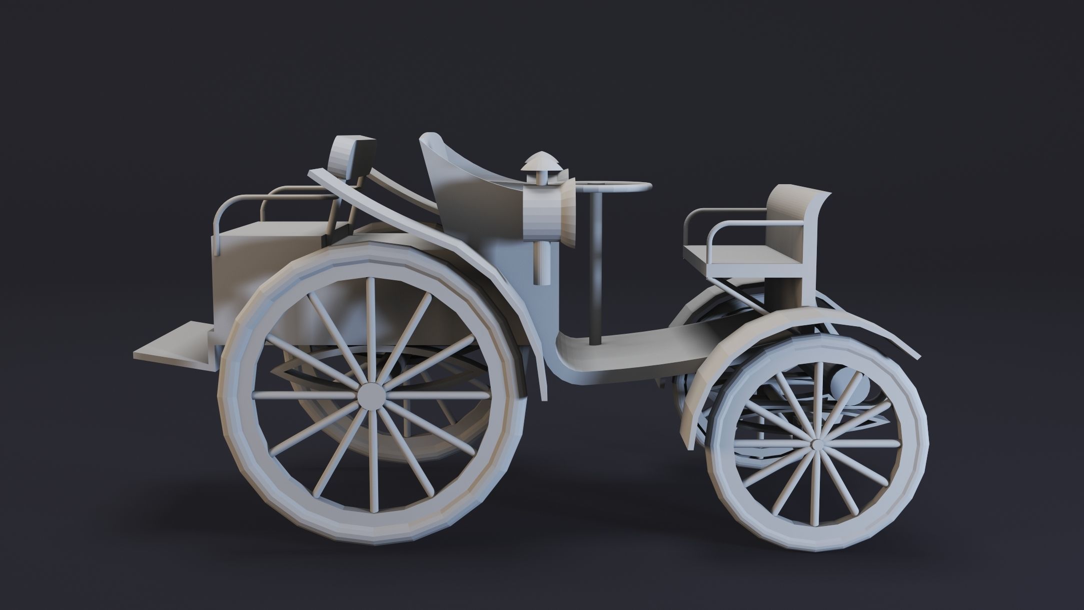 8- Classic Cars- High detail 3d models- Vol 02 Low-poly 3D model_6