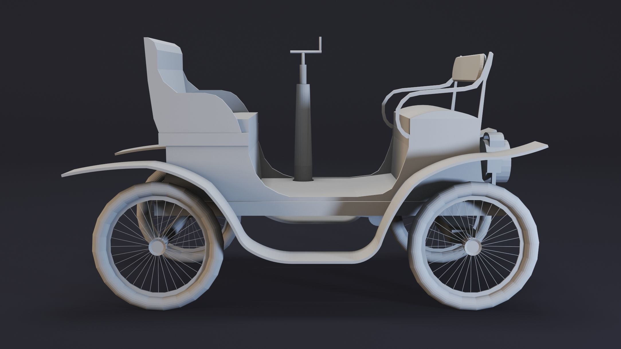 8- Classic Cars- High detail 3d models- Vol 02 Low-poly 3D model_9