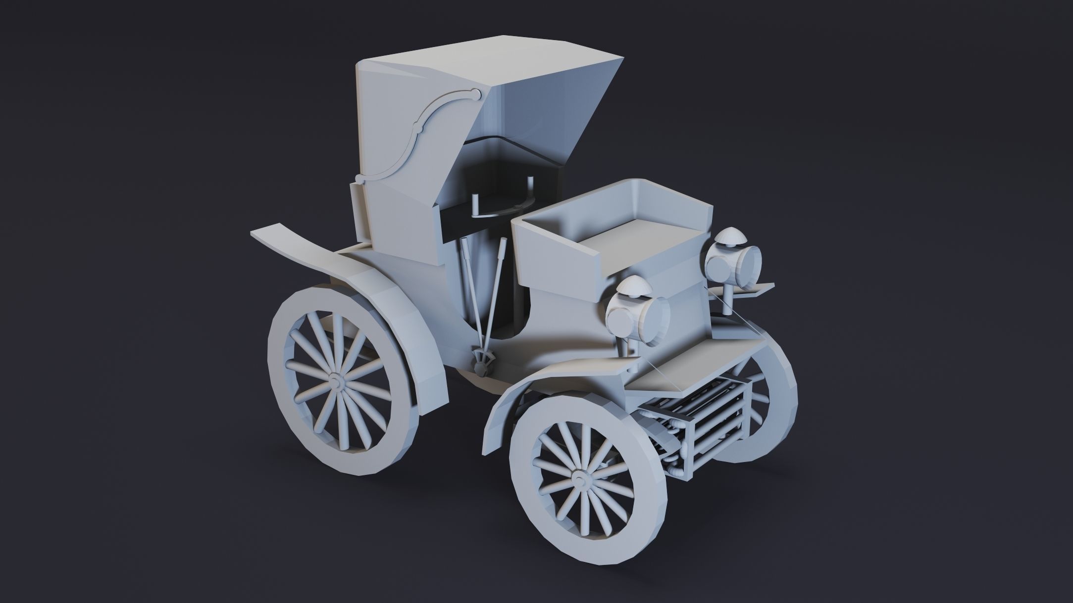 8- Classic Cars- High detail 3d models- Vol 02 Low-poly 3D model_4