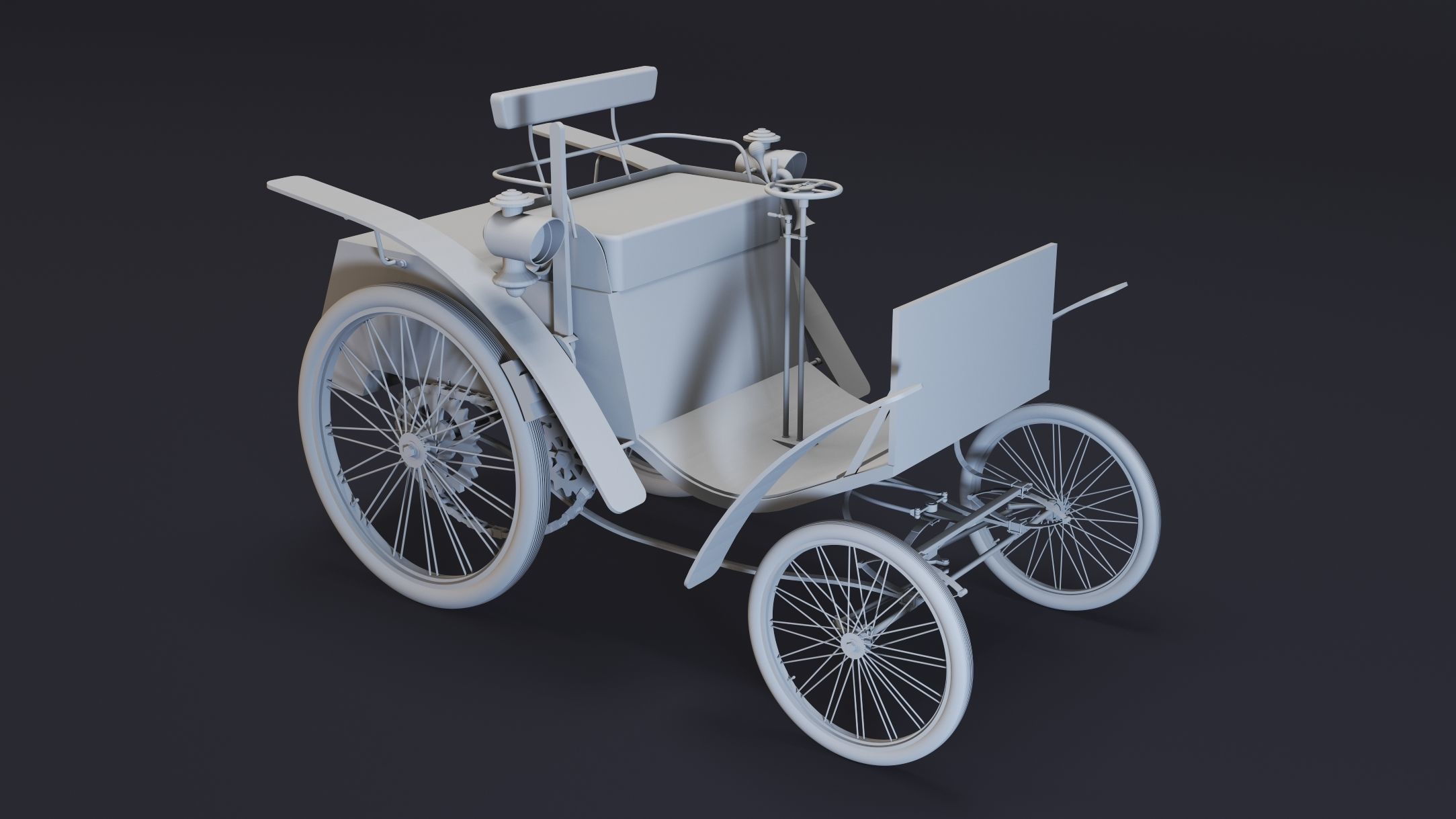 8- Classic Cars- High detail 3d models- Vol 02 Low-poly 3D model_11