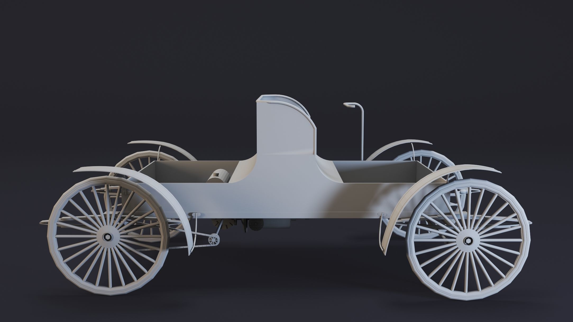 8- Classic Cars- High detail 3d models- Vol 02 Low-poly 3D model_16