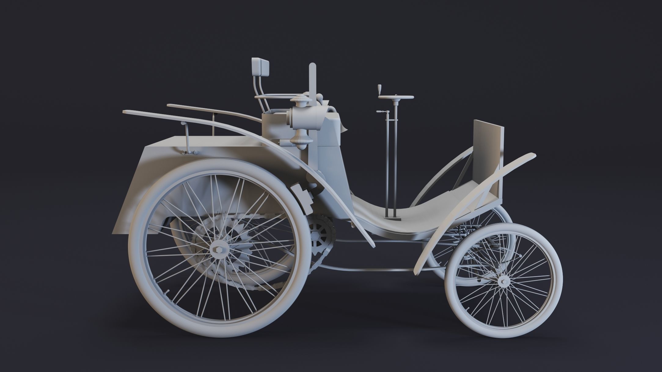 8- Classic Cars- High detail 3d models- Vol 02 Low-poly 3D model_12