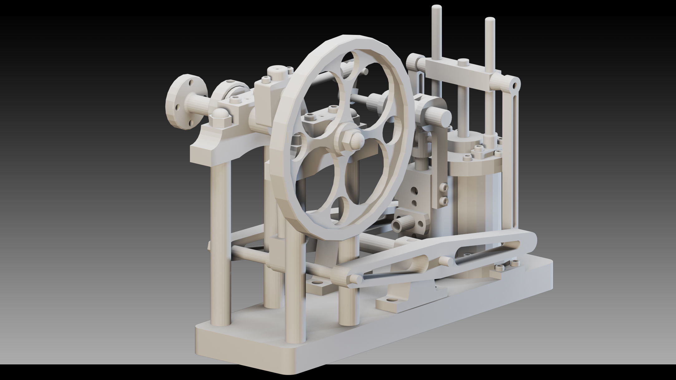 12 Steam Engines- Vol 02- High detail 3d models Low-poly 3D model_1