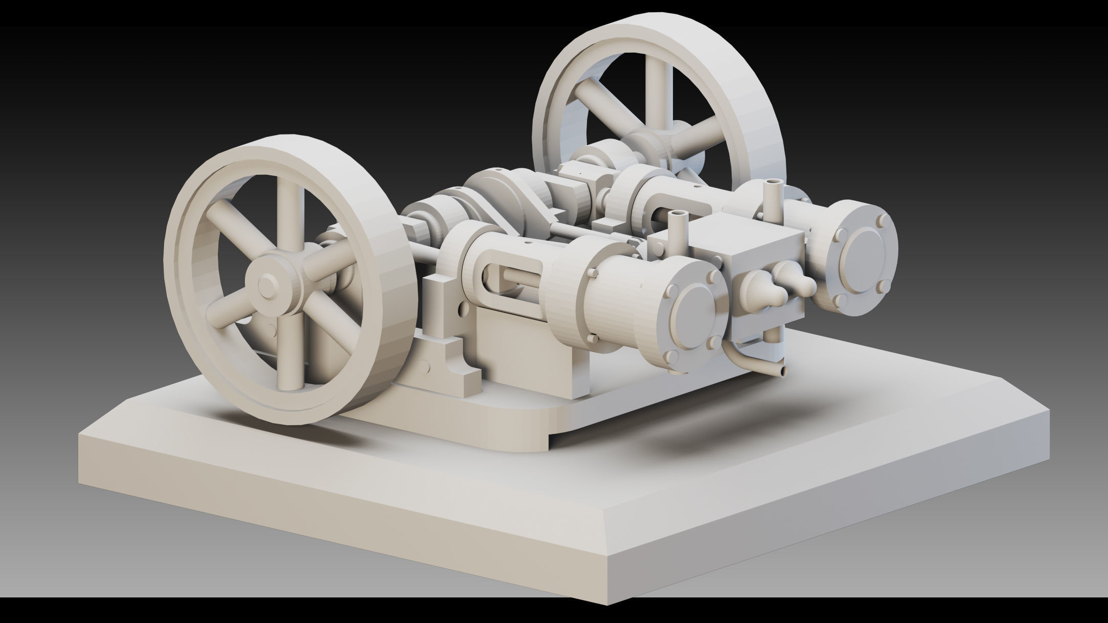 12 Steam Engines- Vol 02- High detail 3d models Low-poly 3D model_6