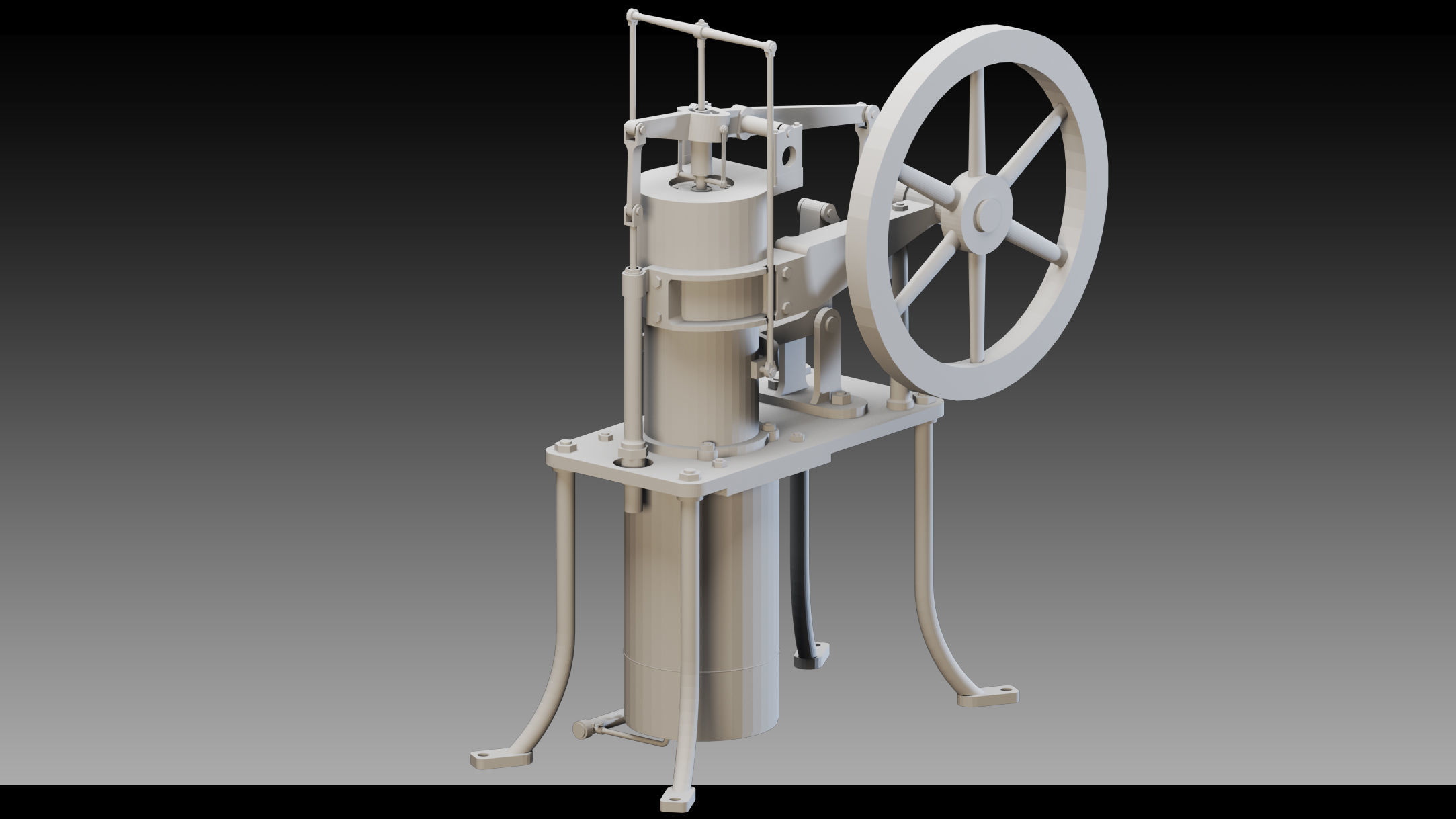12 Steam Engines- Vol 02- High detail 3d models Low-poly 3D model_4