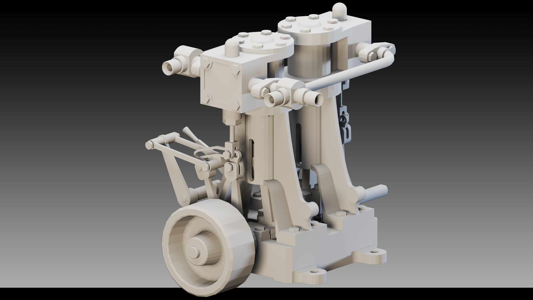12 Steam Engines- Vol 02- High detail 3d models Low-poly 3D model_5