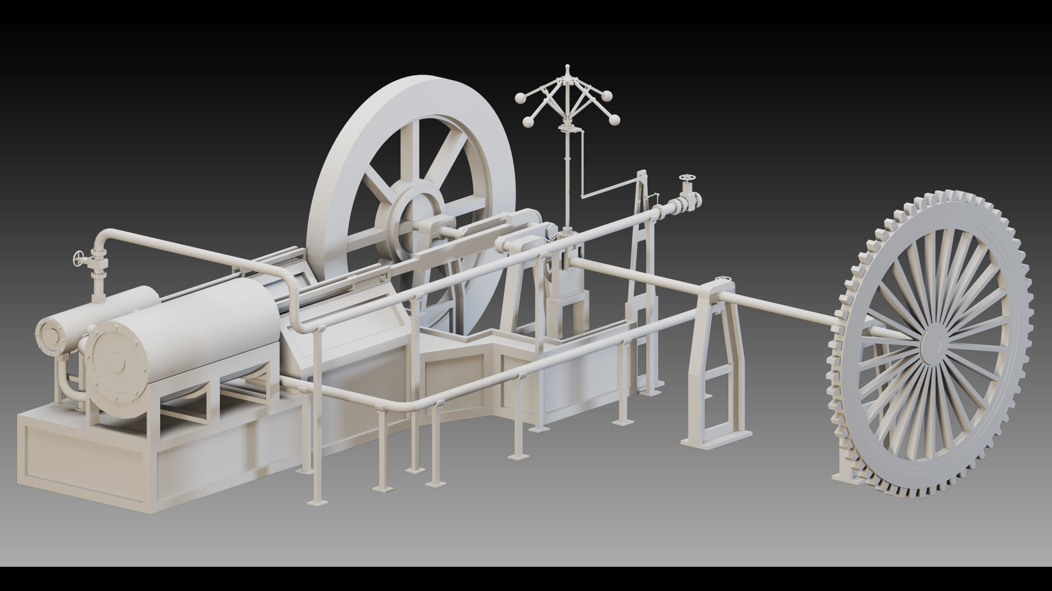 12 Steam Engines- Vol 02- High detail 3d models Low-poly 3D model_11