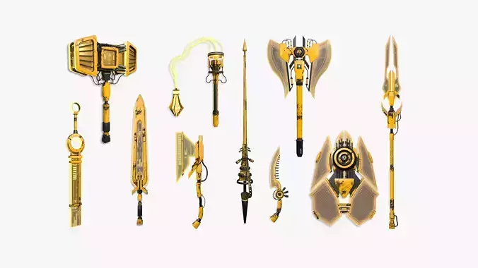 10 SciFi Weaponry H Collection - Sci Fi Weapon Design 