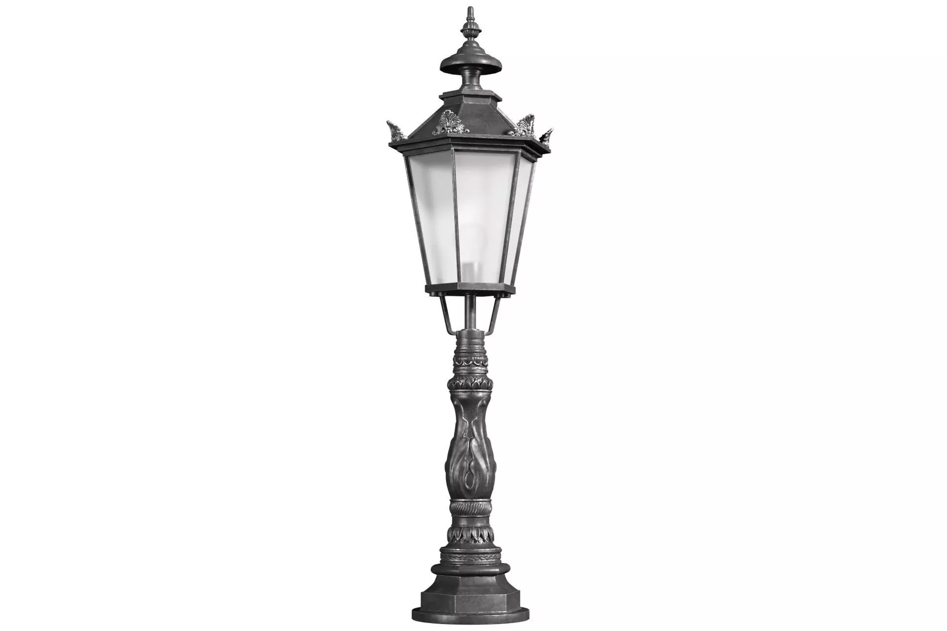 Classical Outdoor Garden Lamp Lantern 3D model_0