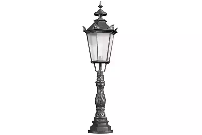 Classical Outdoor Garden Lamp Lantern 3D model