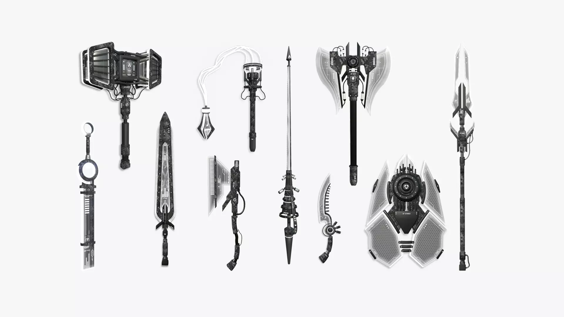 10 SciFi Weaponry I Collection - Sci Fi Weapon Design _0