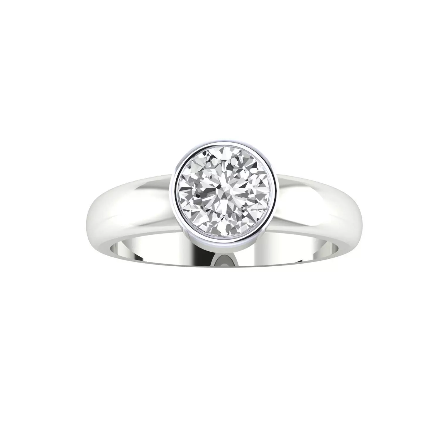 Women Ring 3D print model_0