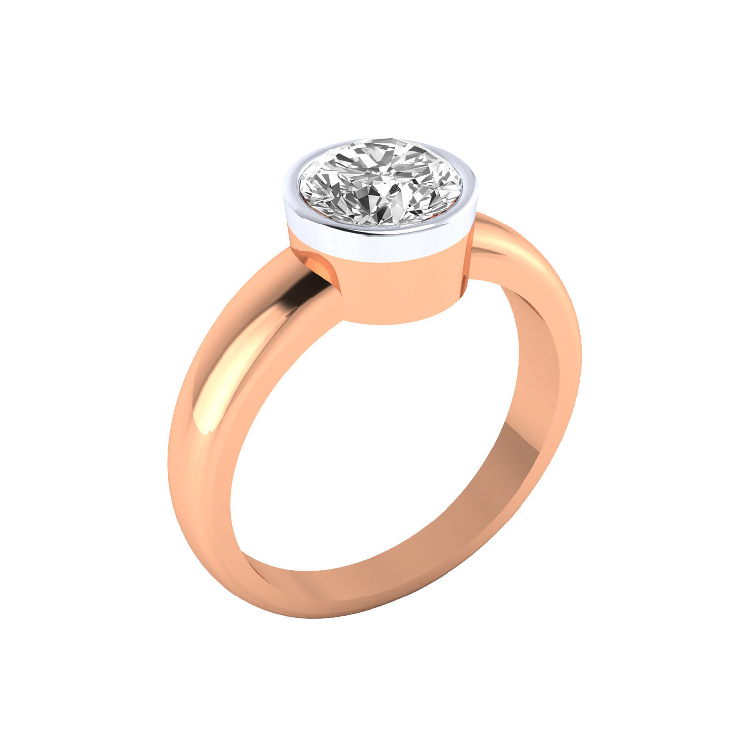 Women Ring 3D print model_1