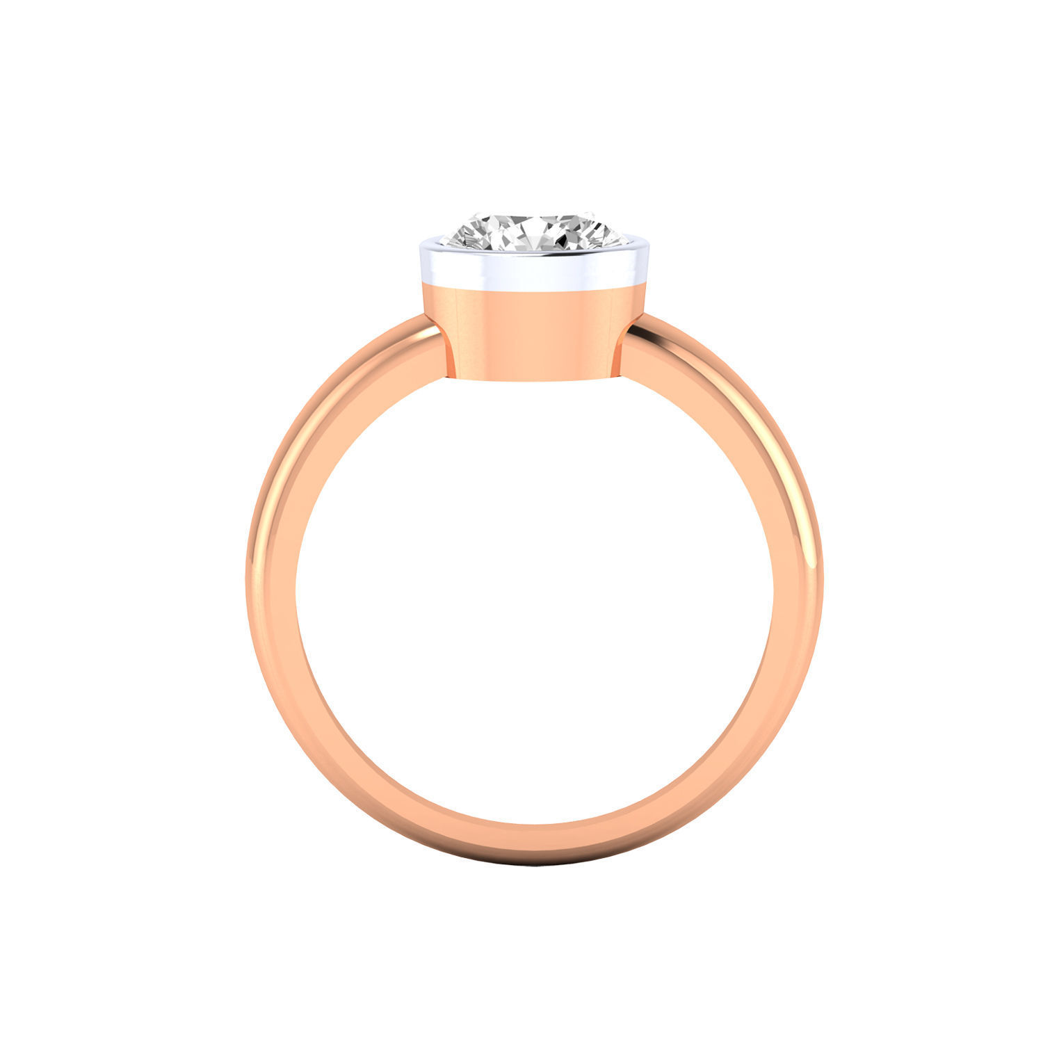 Women Ring 3D print model_4