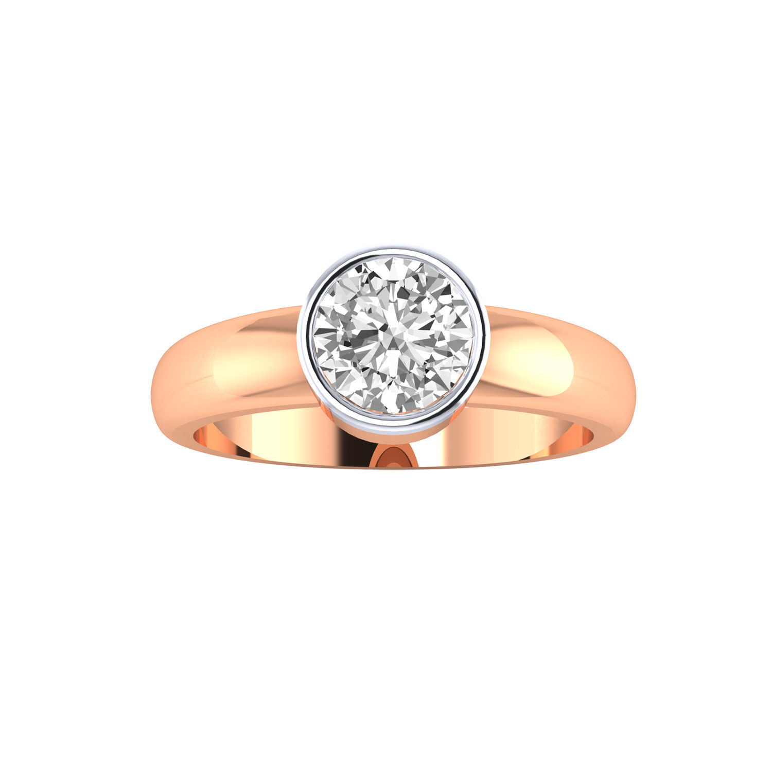 Women Ring 3D print model_3
