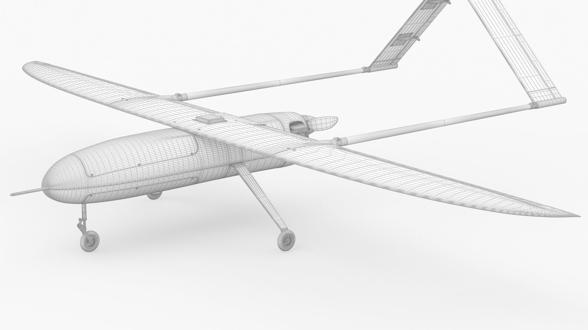 UAV Penguin B Industrial Flying Drone 3D model_35