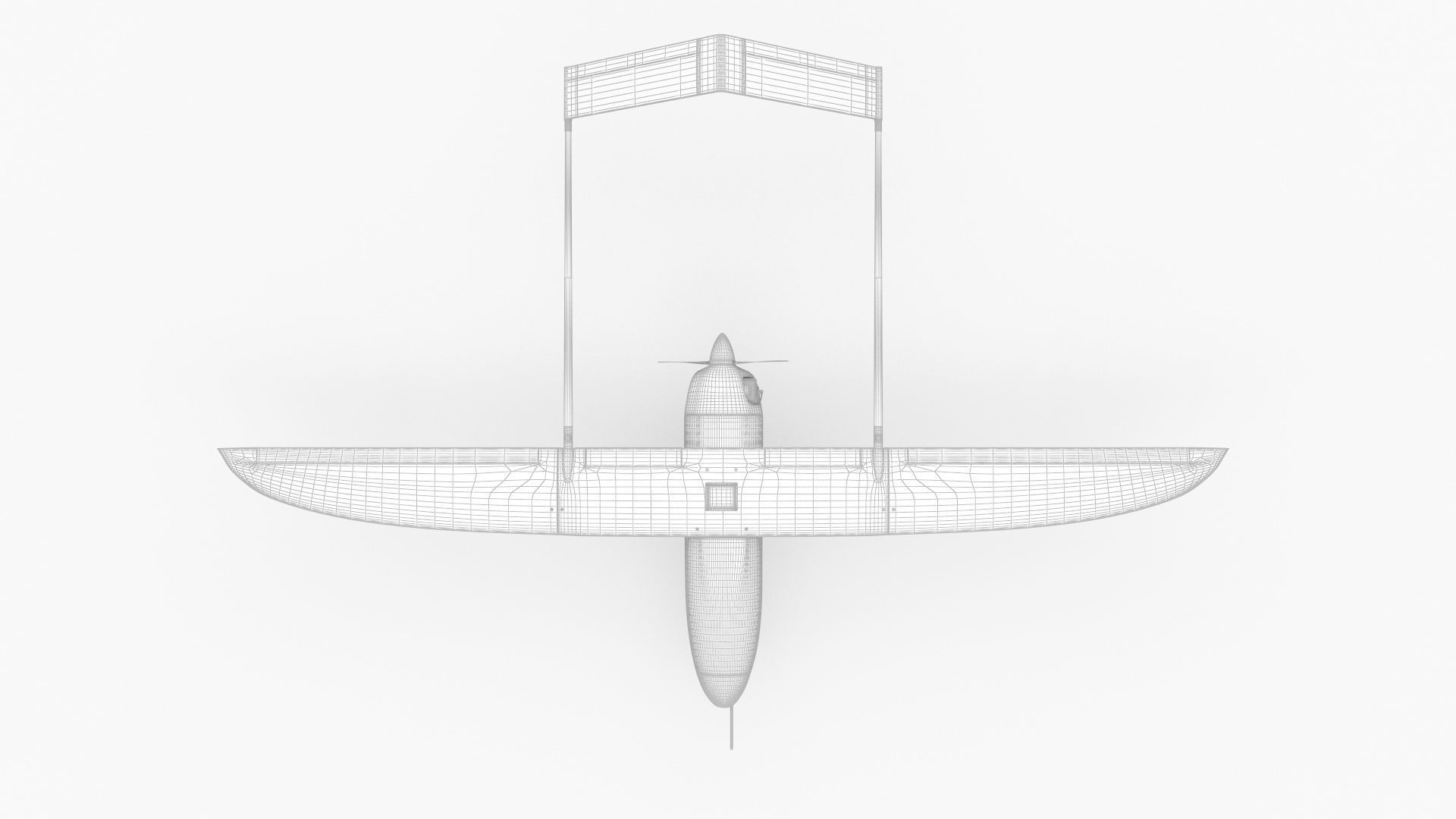 UAV Penguin B Industrial Flying Drone 3D model_14