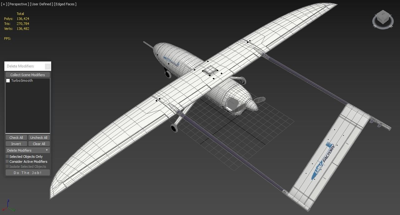 UAV Penguin B Industrial Flying Drone 3D model_3