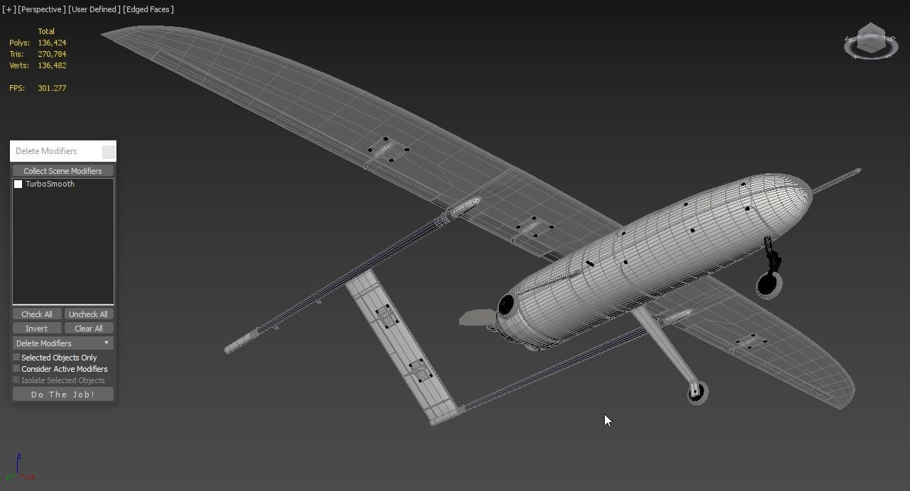 UAV Penguin B Industrial Flying Drone 3D model_5