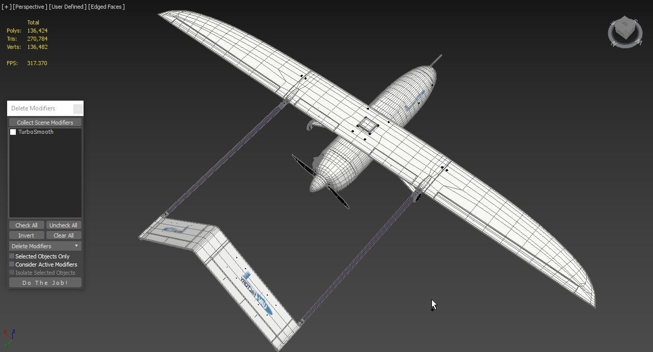 UAV Penguin B Industrial Flying Drone 3D model_6