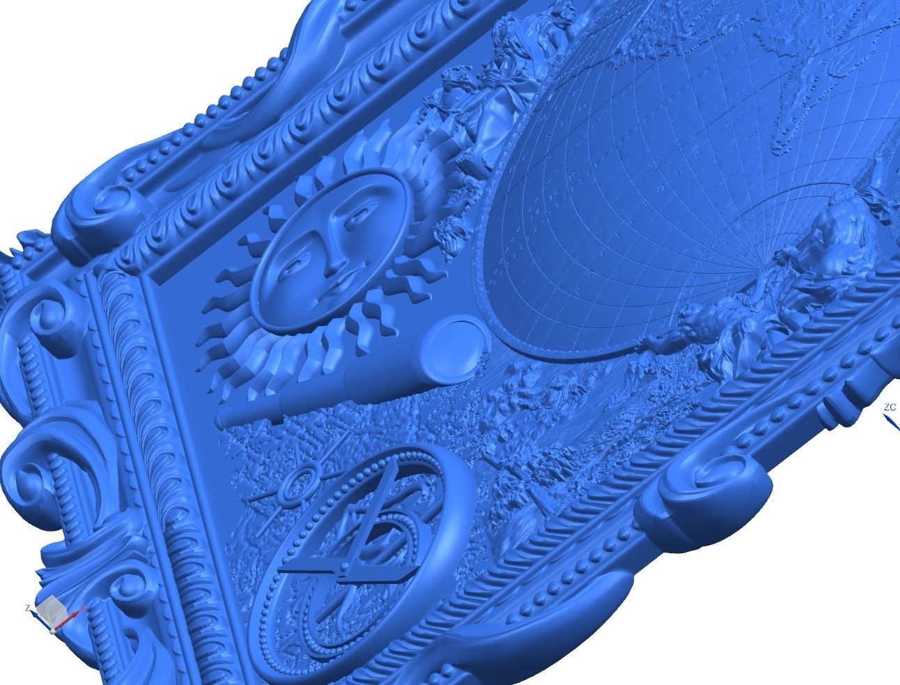 WORLD MAP RELIEF 2 3D model_5
