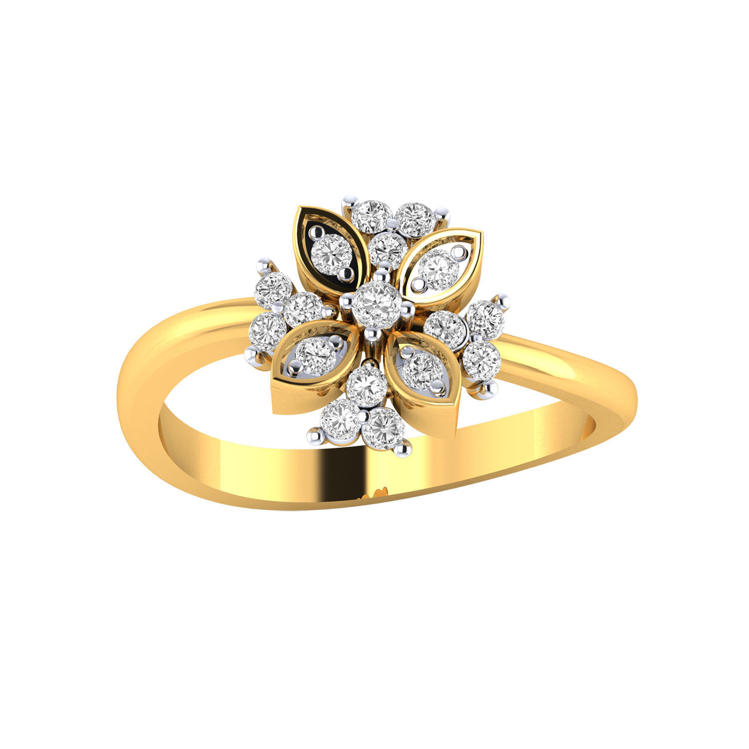 Women Ring 3D print model_13