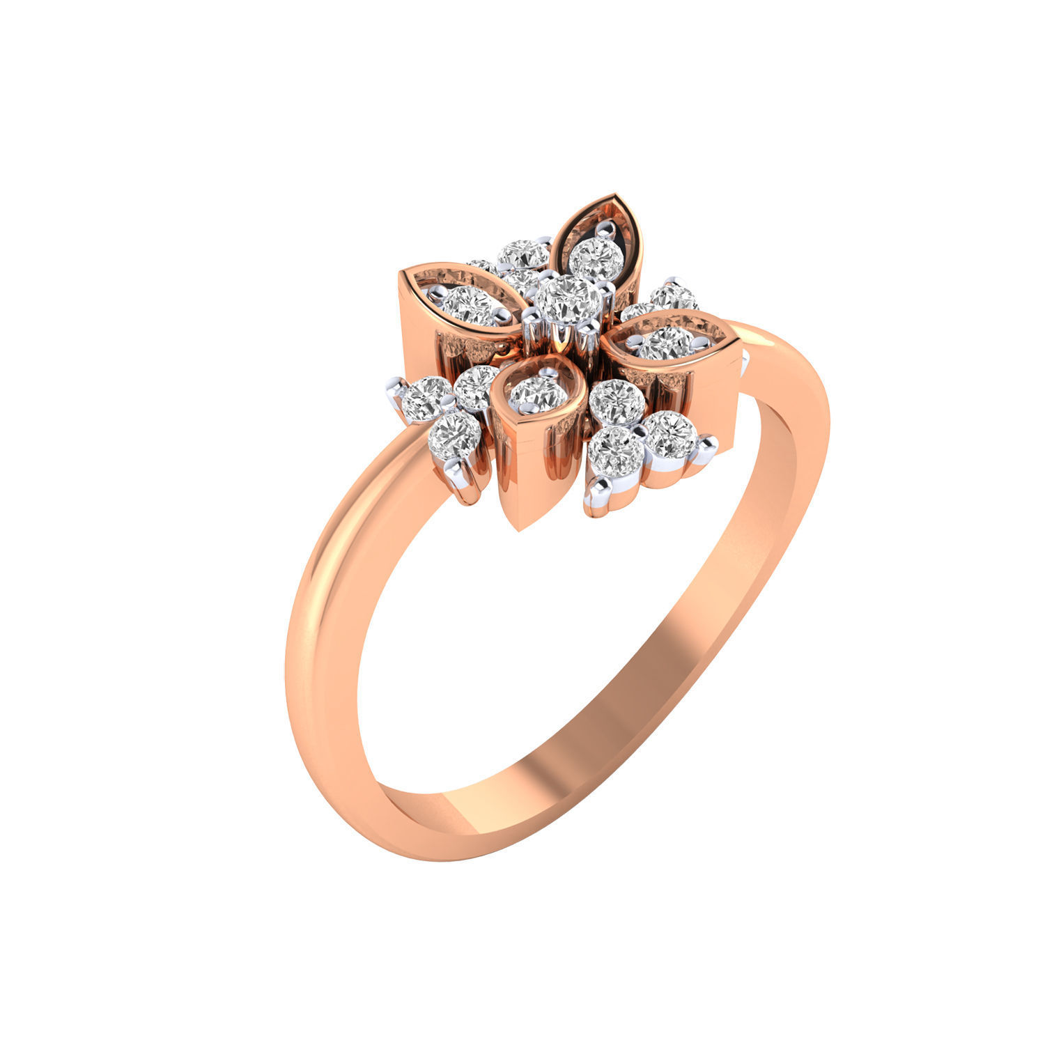 Women Ring 3D print model_2