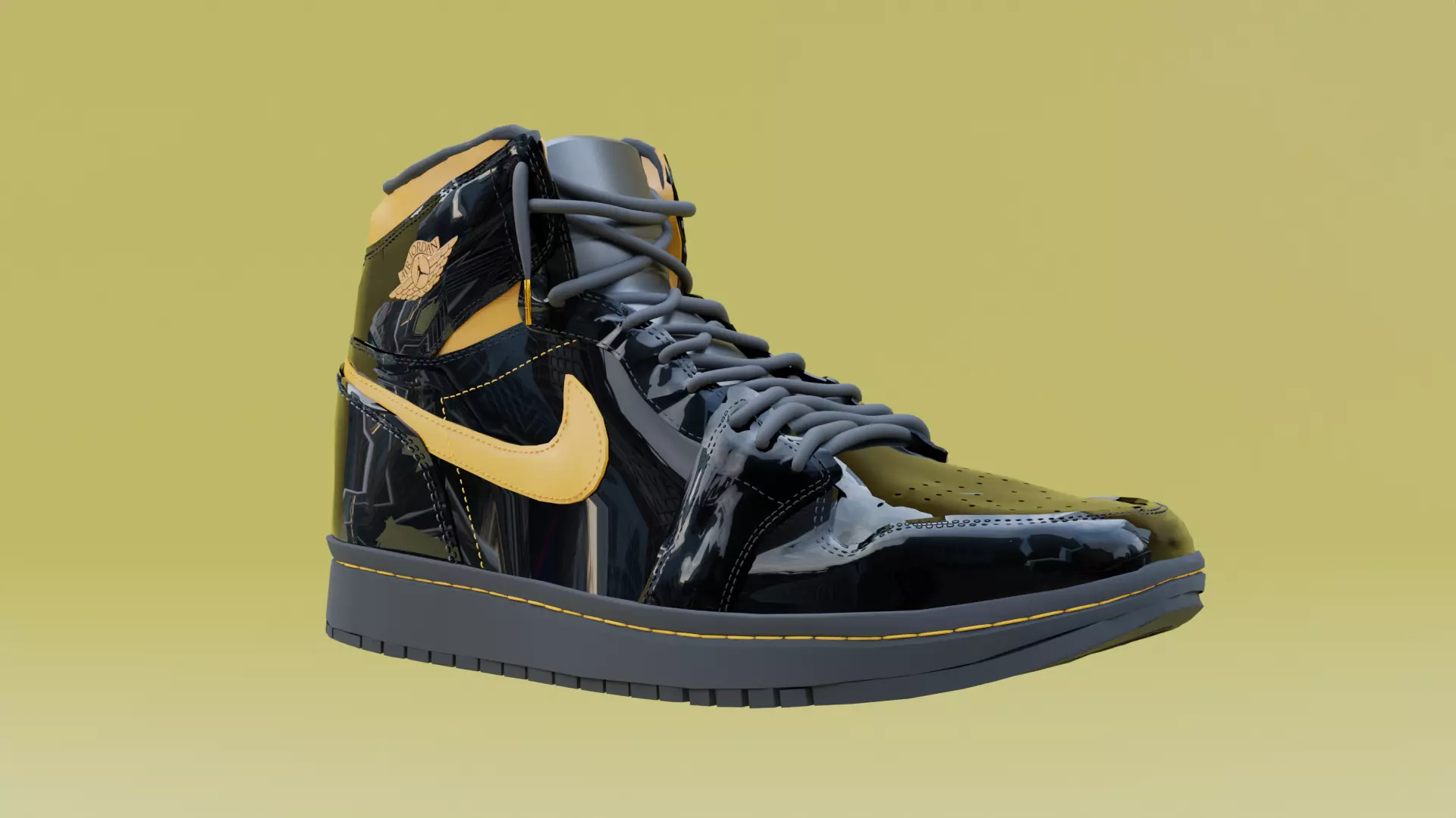 jordan retro 3D model_0