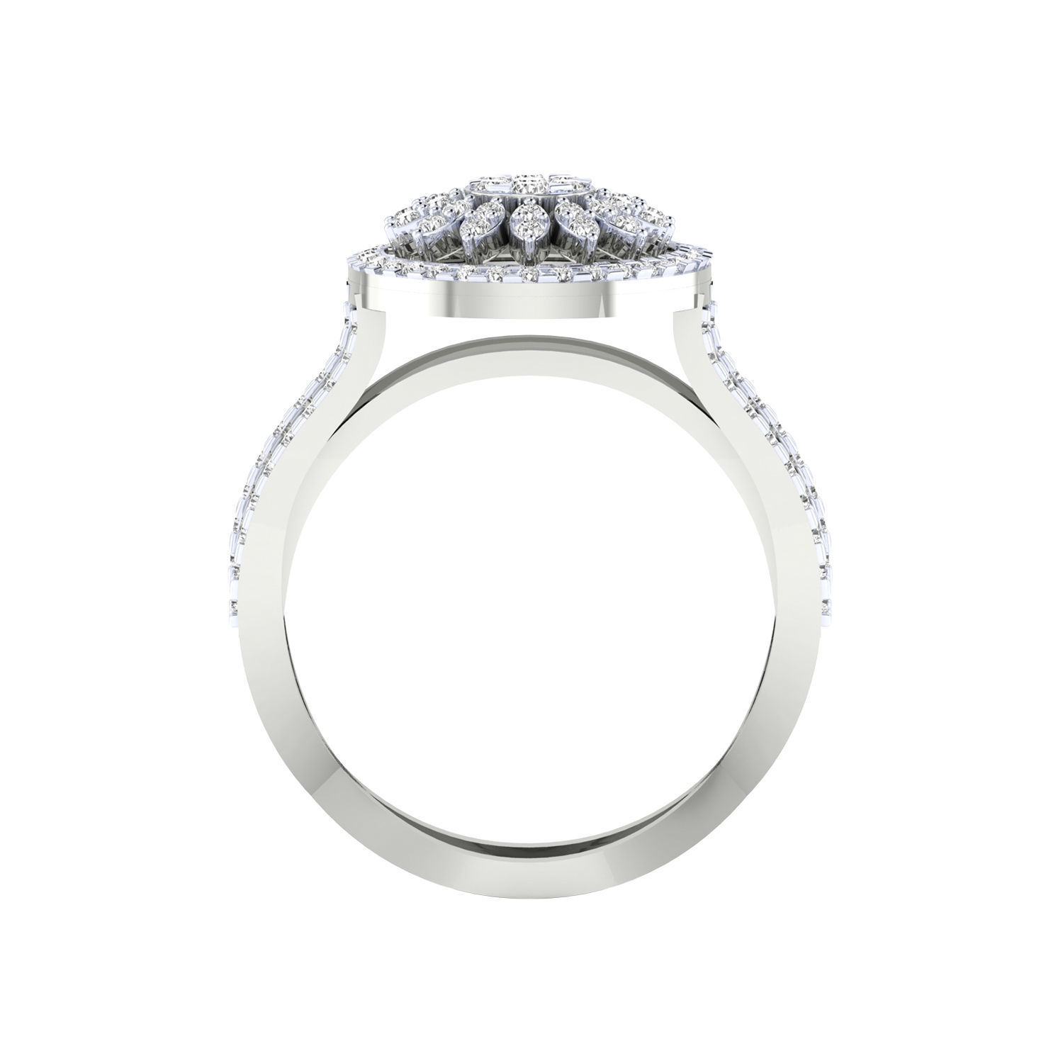 Women Ring 3D print model_8