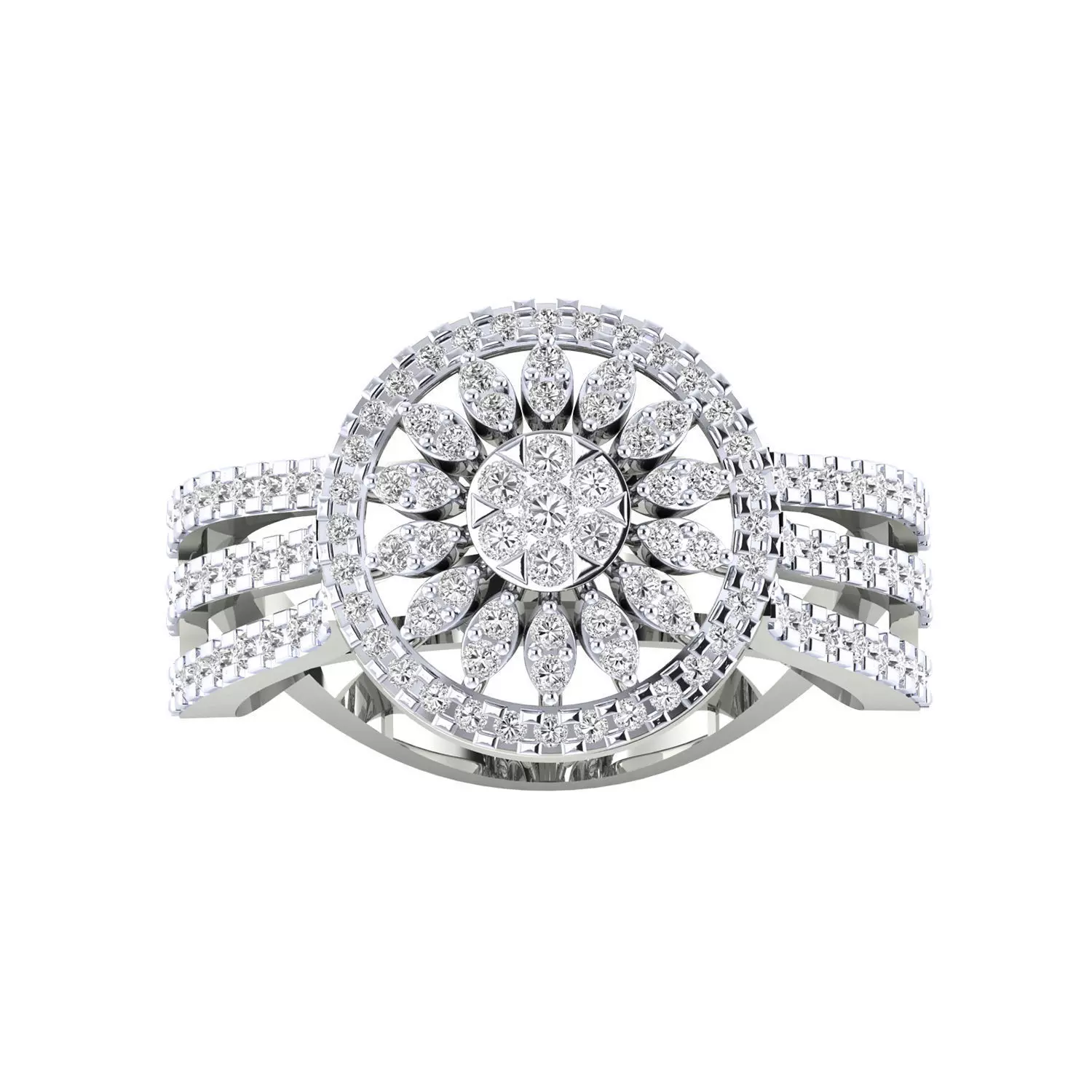 Women Ring 3D print model_0